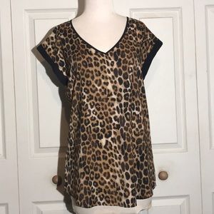 Leopard print blouse